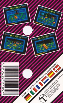 Ninja Scooter Simulator (UK) (1987) box cover back